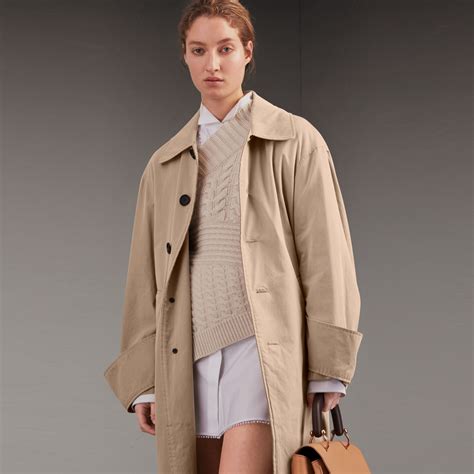 Burberry Tropical Gabardine Car Coat 